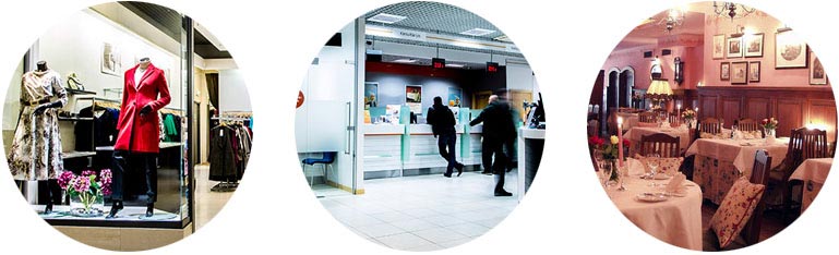 Installatievoorbeelden van draadloze klantfeedbackknoppen in openbare ruimtes