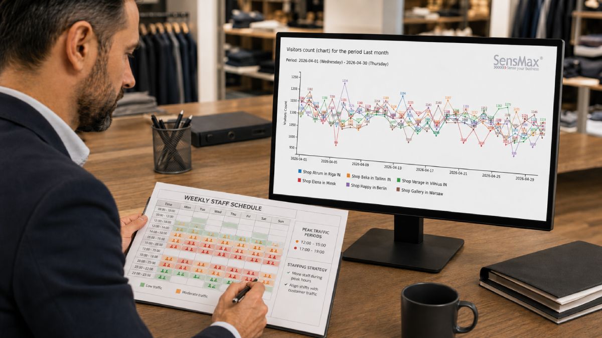Footfall analyse voor personeelsplanning