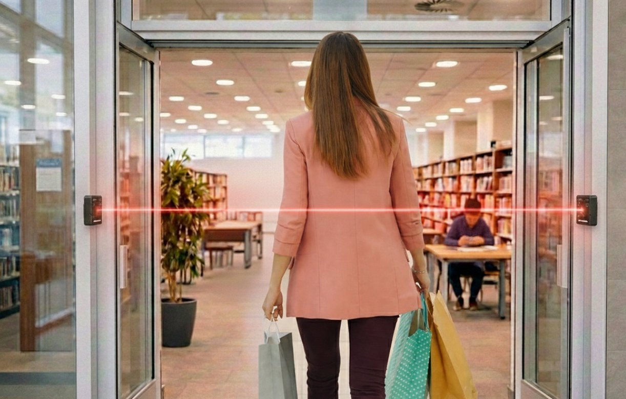 Infrarood personentellers voor retail