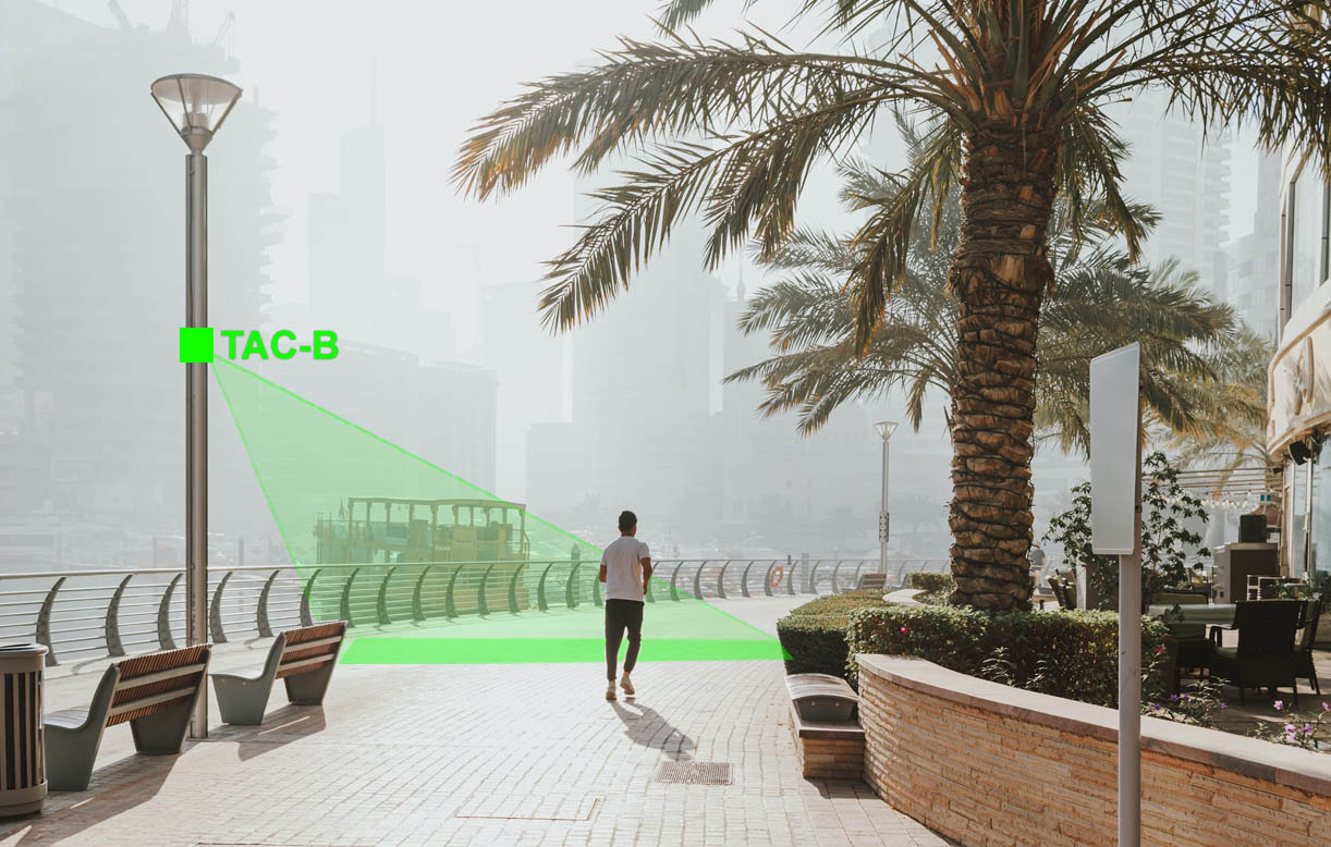 Outdoor personentelling in openbare ruimtes met SensMax TAC-B-radarsensoren