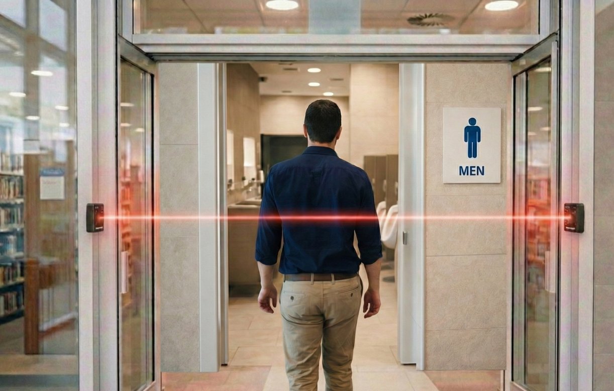 SensMax S1 draadloze personenteller voor toiletten