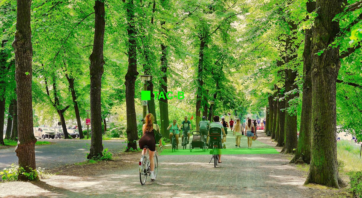SensMax TAC-B 4G radar voor personentelling buitenshuis voor voetgangers en fietsers