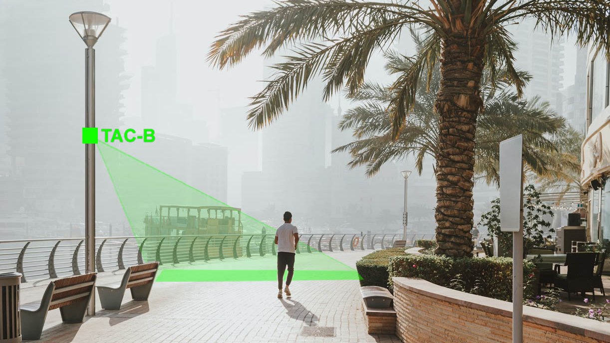 Smart City personentelling buitenshuis met SensMax TAC-B 4G radarsensor