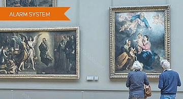 Draadloos alarmsysteem voor kunstgalerieën en musea