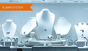 Draadloos alarmsysteem voor etalages