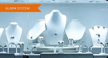 Draadloos alarmsysteem voor etalages