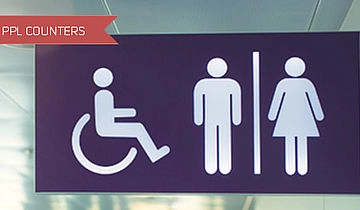Toiletten | Anonieme personentellers