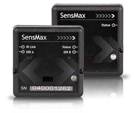 SensMax D3 draadloze sensor voor personentelling